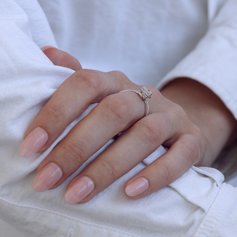 Halo zásnubní prsten s lab-grown diamanty Zulie 129522
