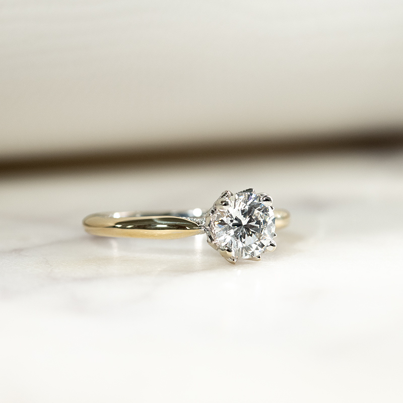 Zásnubní prsten s 1ct IGI certifikovaným lab-grown diamantem Libby 132482