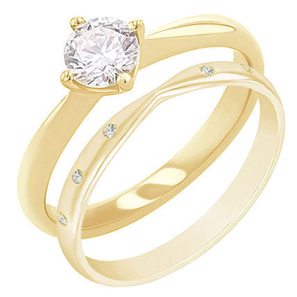 Set prstenů s možností výběru diamantu Toskani 132562