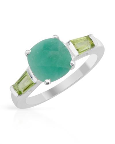 Zelená jedinečnost - prsten Yamini