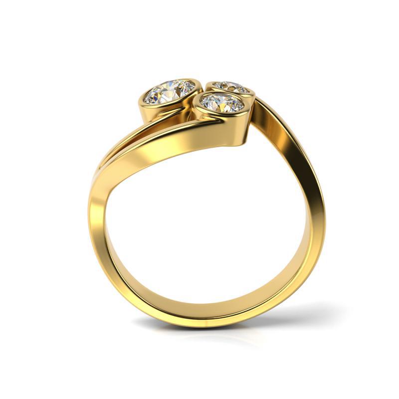 Zásnubní diamantový prsten 14072