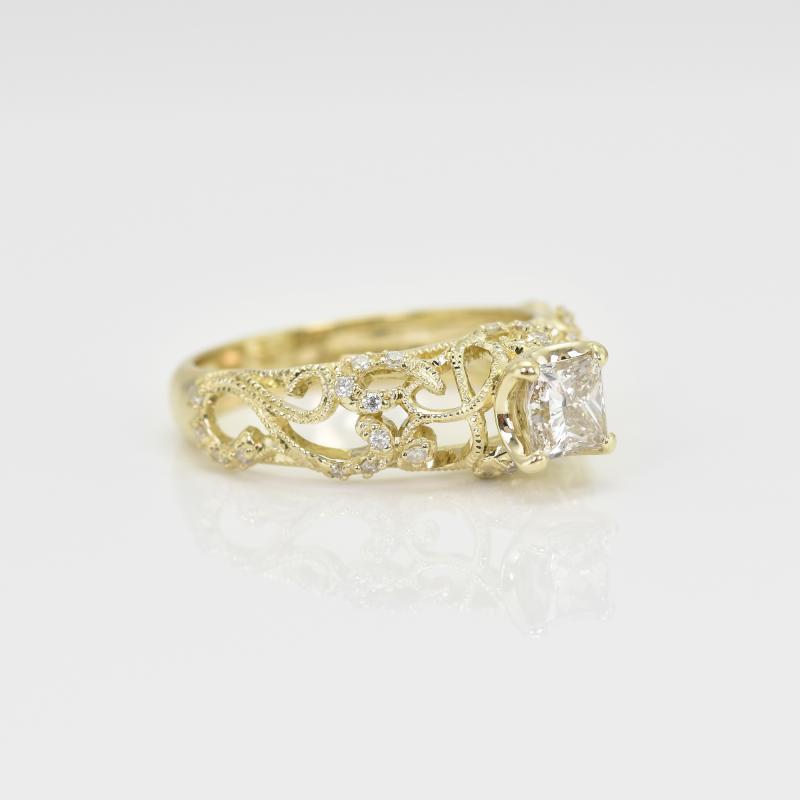 Zásnubní vintage prsten 15952