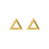 Náušnice zlaté trojúhelníky AirTriangl