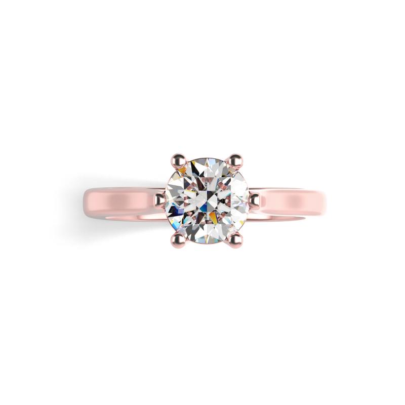 Diamantový zásnubní prsten 19872