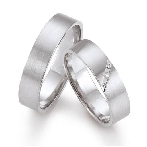 Svatební prsteny z platiny Arcie
