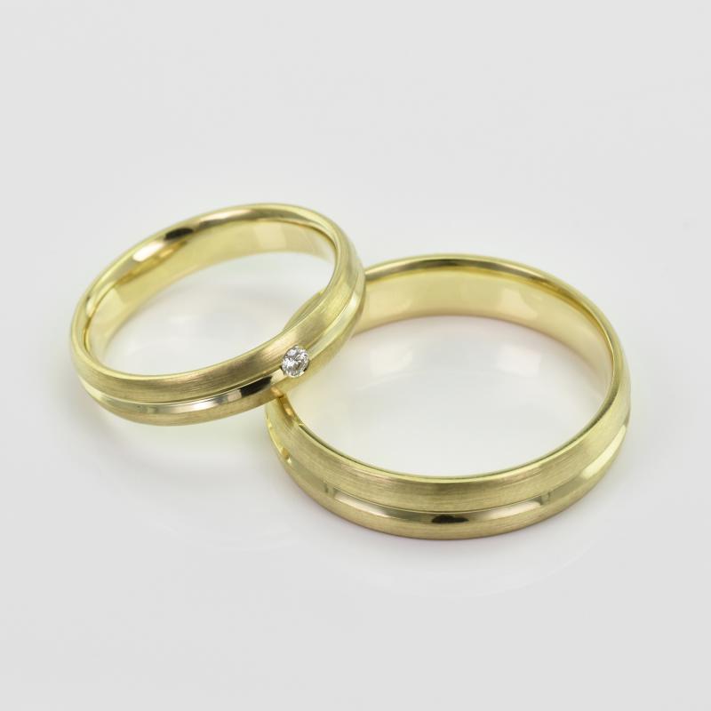 Snubní prsteny ze zlata 21112