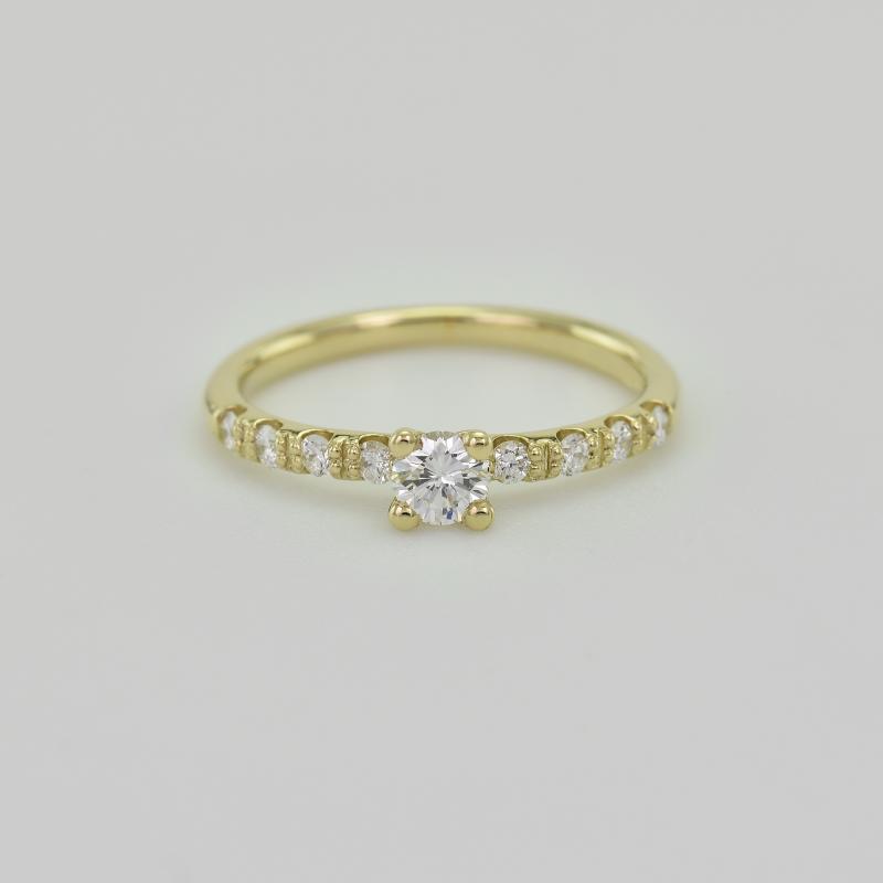 Zásnubní prsten s diamanty 28542