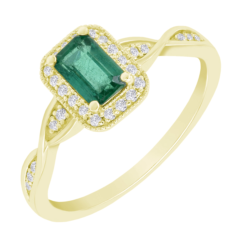 Prsten se smaragdem 37502