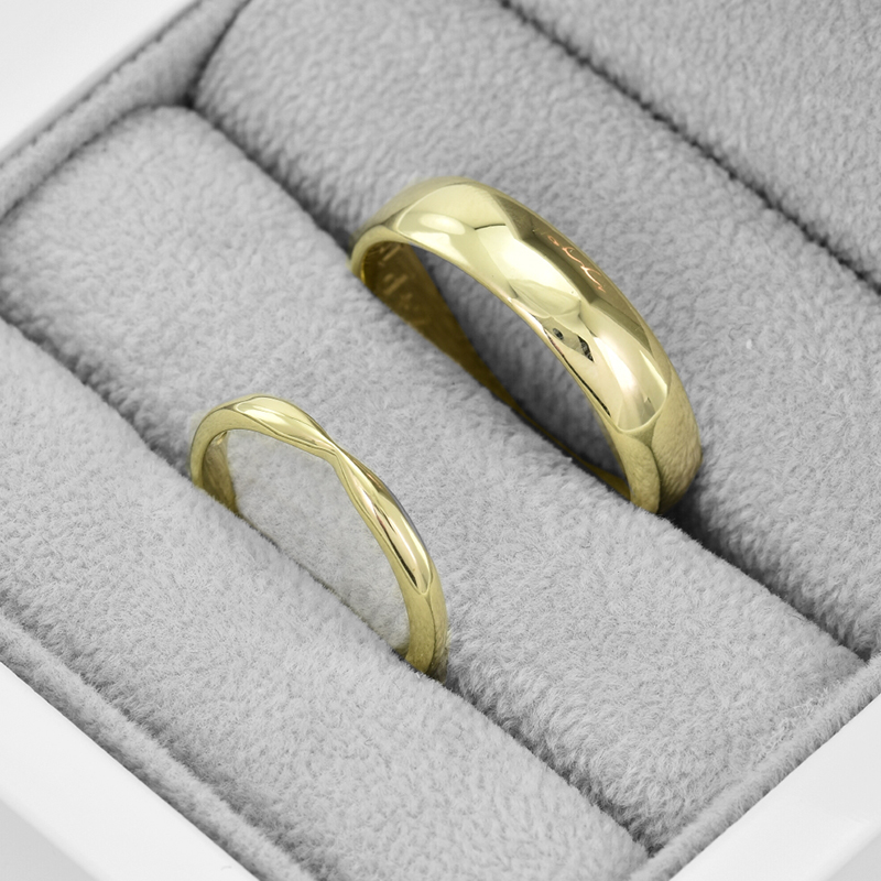 Zlaté snubní prsteny Aeneas 42042