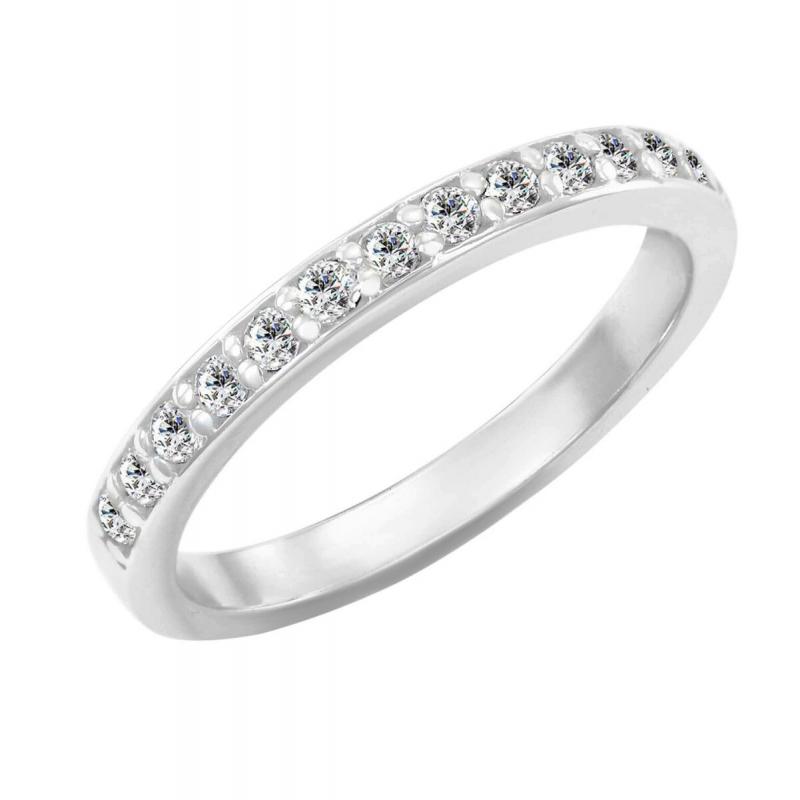 Platinový eternity prsten s 1.75mm diamanty Amire