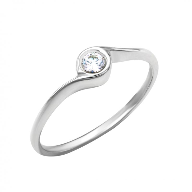 Zásnubní prsten s diamantem 52332