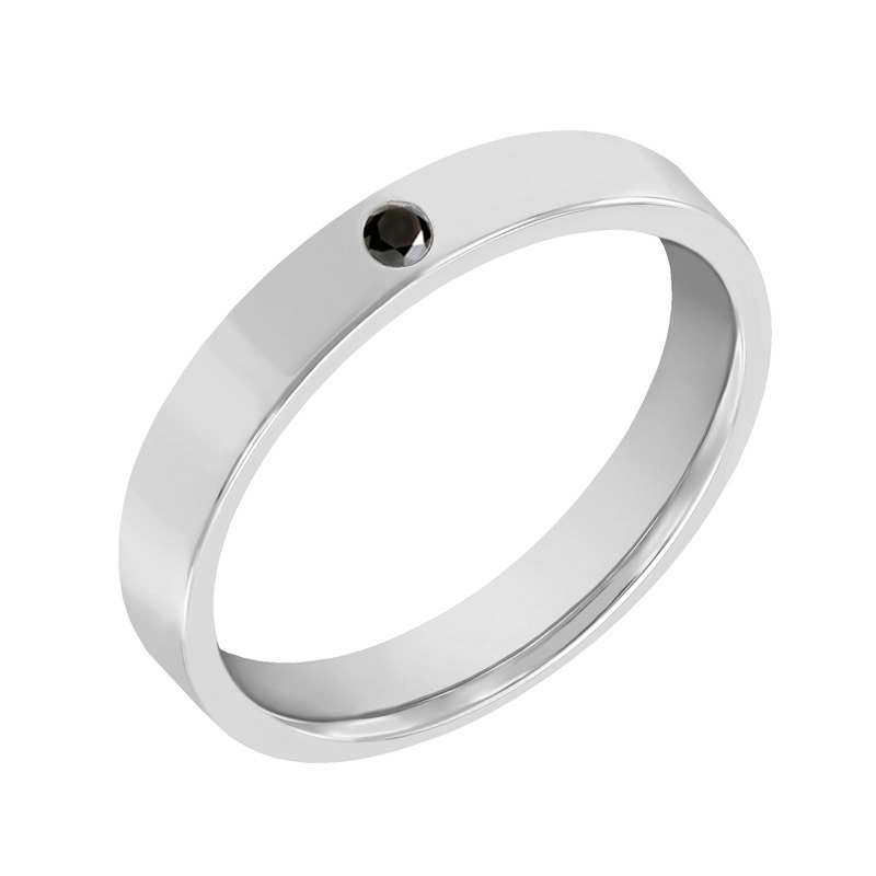  Platinový snubní prsten 52552