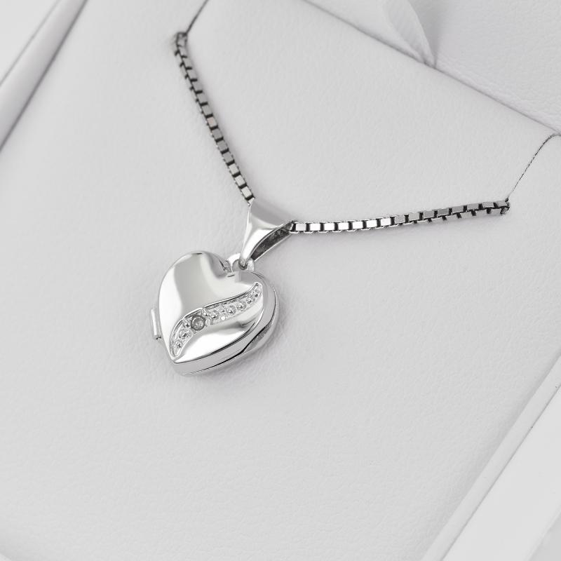 Otvírací náhrdelník srdce 5302