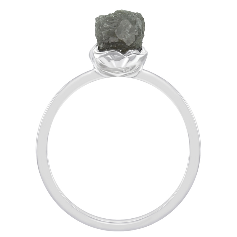 Zásnubní prsten s nebroušeným diamantem 58702