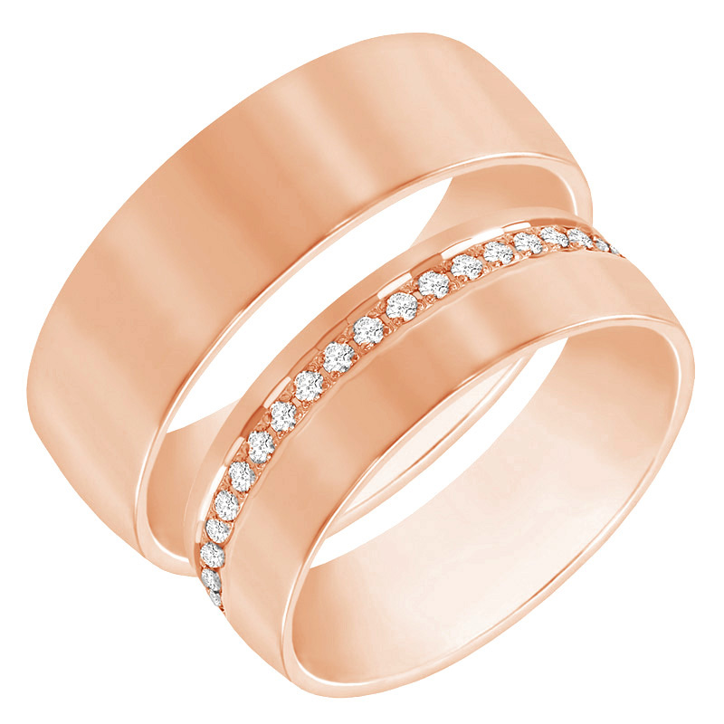 Diamantové snubní prsteny 60822