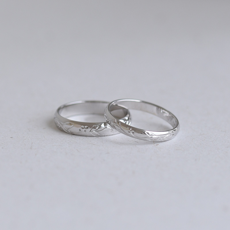 Romantické vintage snubní prsteny 63972