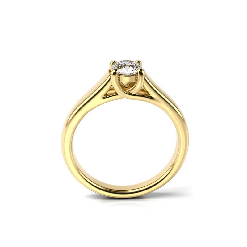 Prsten s certifikovaným diamantem 64772