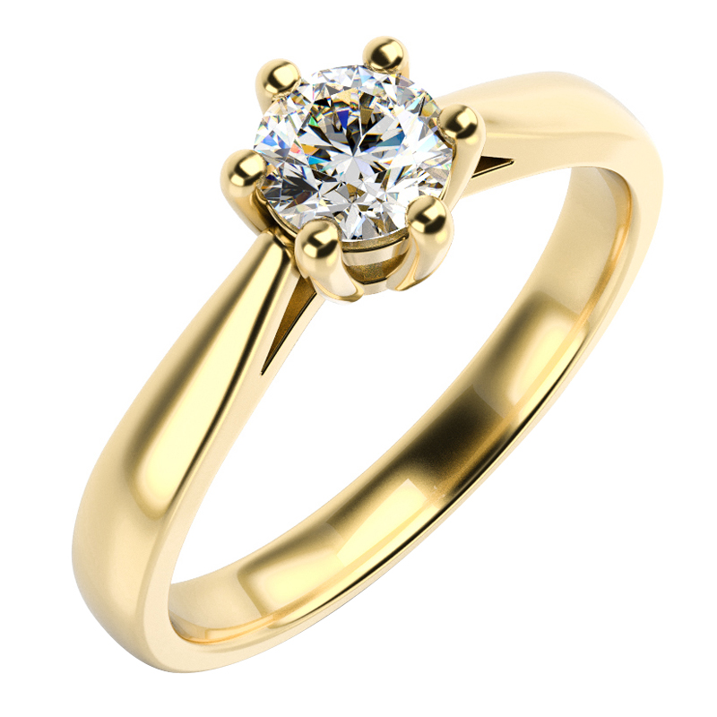 Prsten ze žlutého zlata 64822