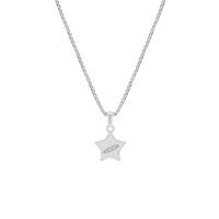 Stříbrný náhrdelník ve tvaru hvězdy s diamanty Nairobi