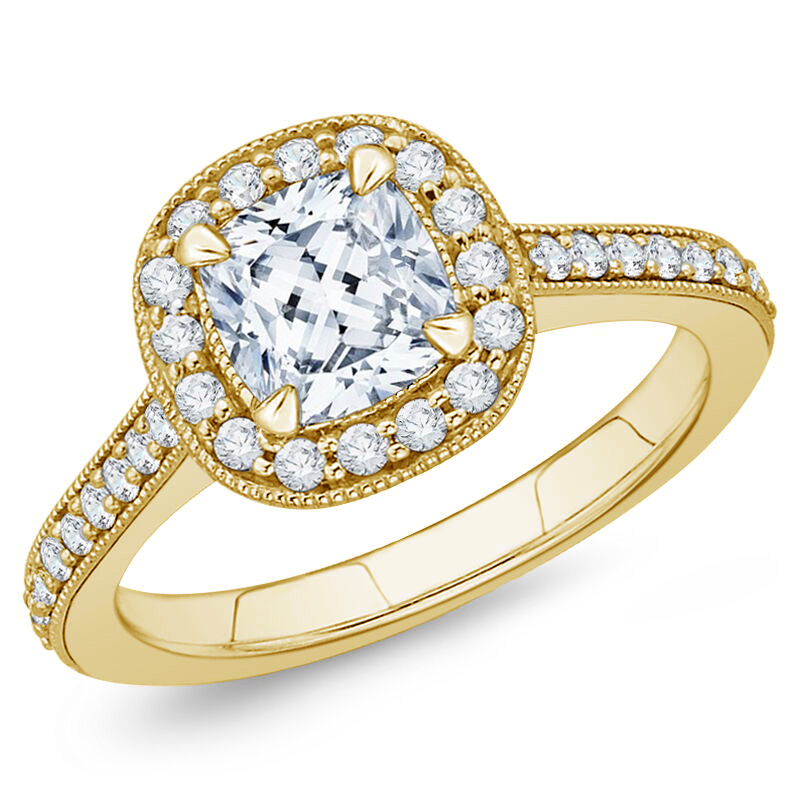Zásnubní prsten ze zlata s diamanty 74252