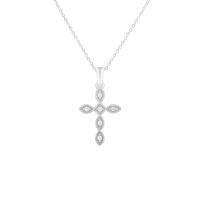 Přívěsek ve tvaru diamantového kříže Angelia