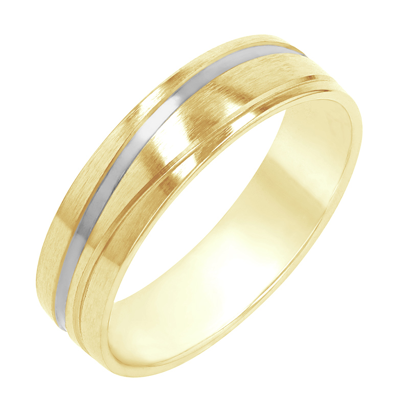 Snubní pánský prsten ze zlata