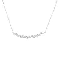 Diamantový náhrdelník ve tvaru lístečků Ophelia