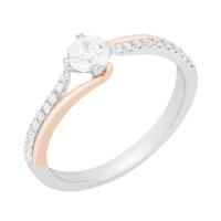 Zásnubní prsten s 0.30 ct GIA certifikovaným diamantem Lileas