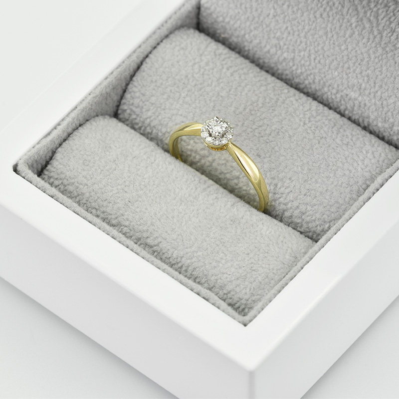 Dámský prsten s diamanty Arline 91532
