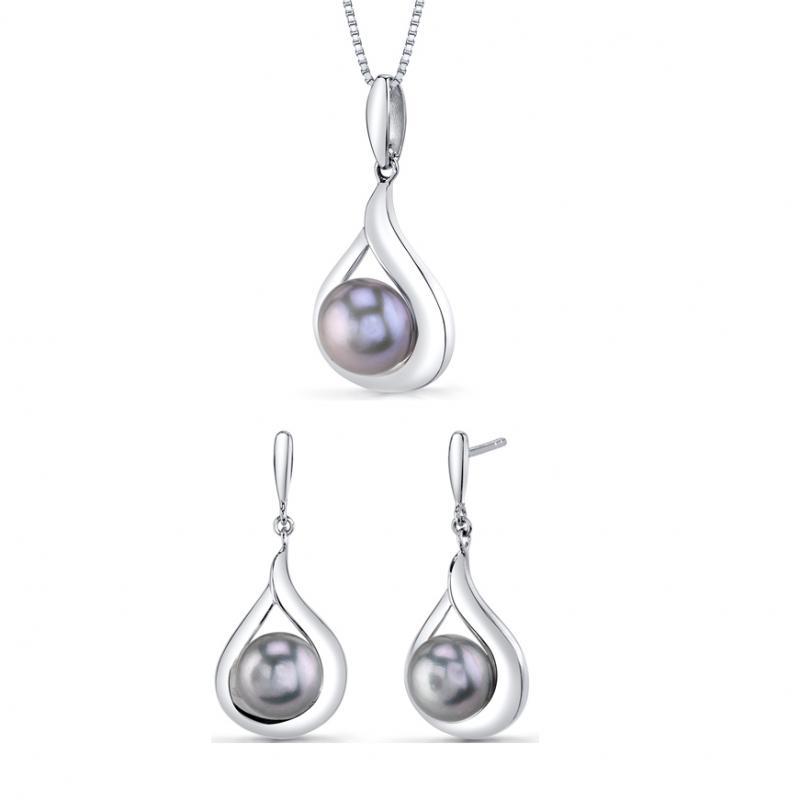 Stříbrná kolekce s perlami