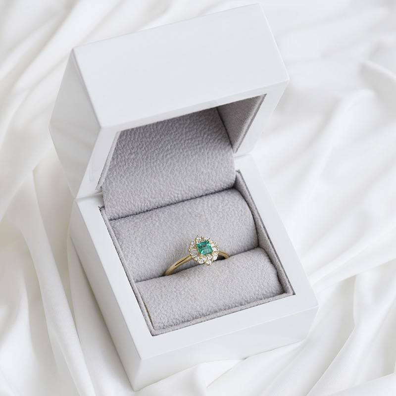 Smaragdový prsten 93452