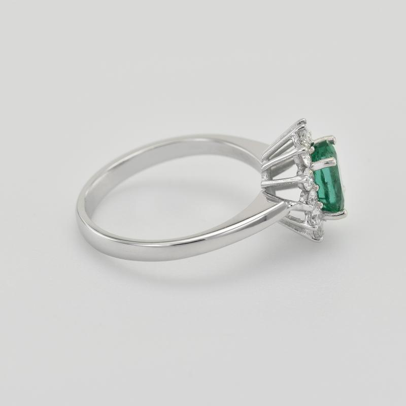 Zásnubní smaragdový prsten 9482
