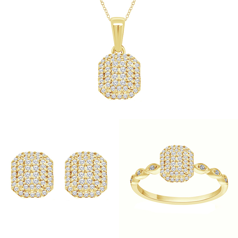 Luxusní kolekce zlatých šperků s lab-grown diamanty
