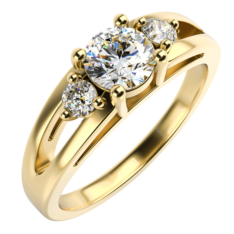 Prsten ze žlutého zlata 98952