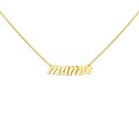 Stříbrný náhrdelník s nápisem Mama