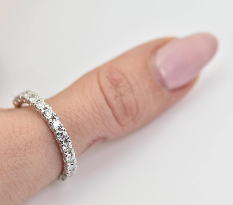 Eternity prsten s lab-grown diamanty Sykes 101553