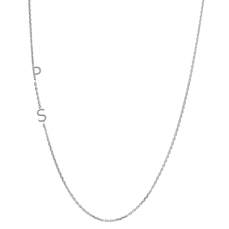 Stříbrný náhrdelník se 2 písmenky podle vaší volby Nimra