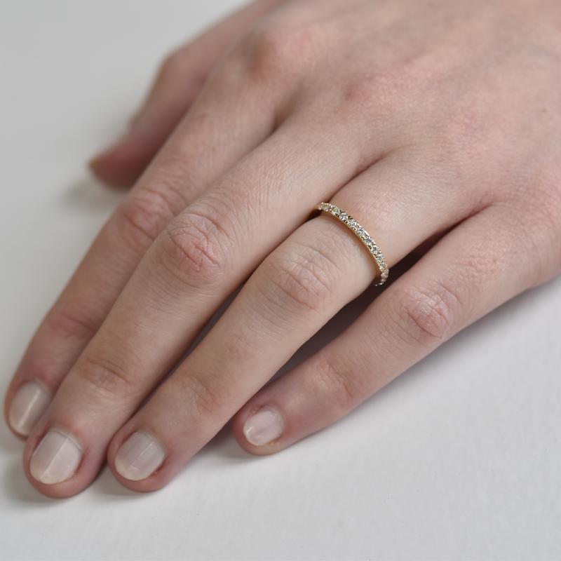 Eternity prsten s moissanity a pánský komfortní snubní prsten Driany 105413