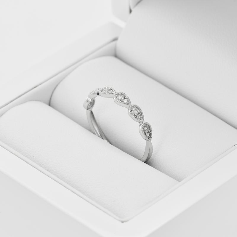 Vintage prsten s lab-grown diamanty a komfortní pánský prsten Lacy 105763