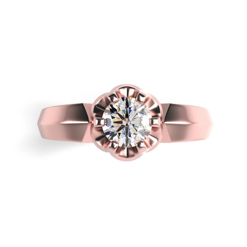 Prsten s certifikovaným diamantem 10833