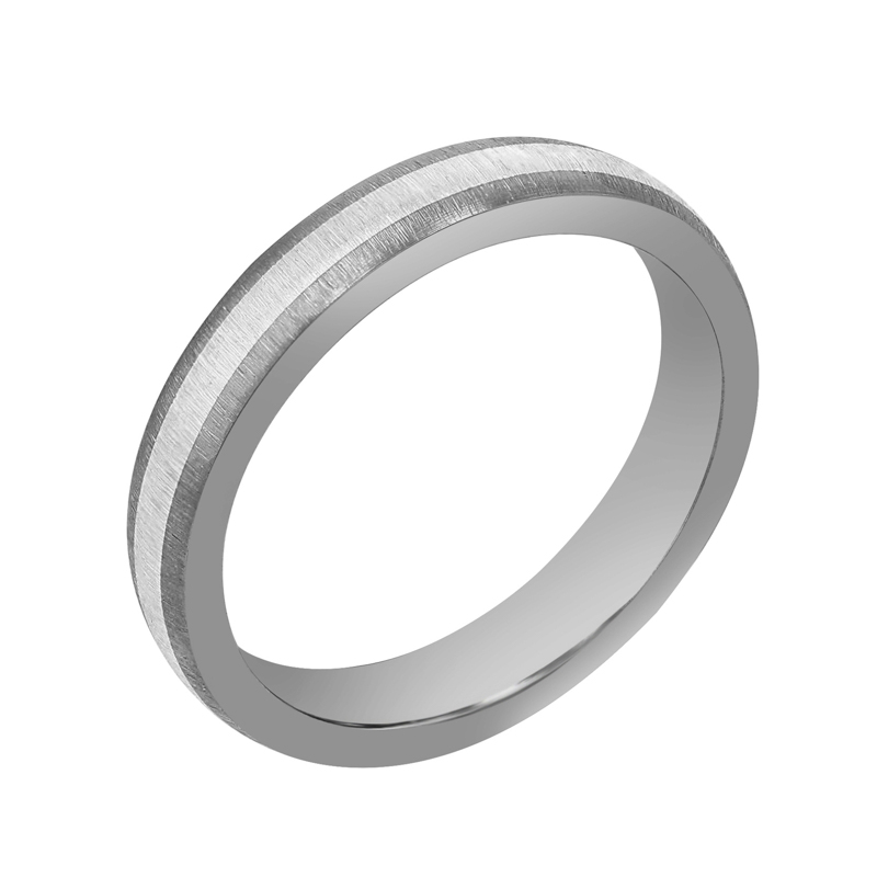 Snubní prsteny z titanu a stříbra Hulme 108503
