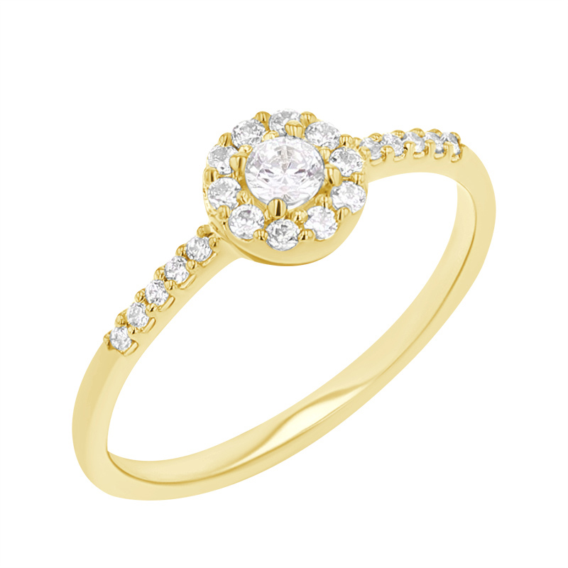 Eppi Halo prsten s lab-grown diamanty Franky R45055