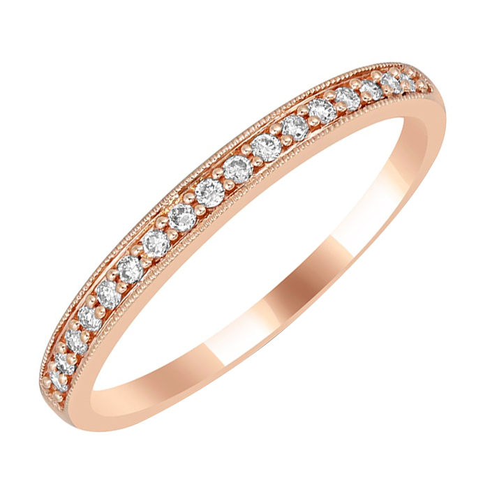 Eternity prsten s diamanty a pánský komfortní prsten Minke 113653