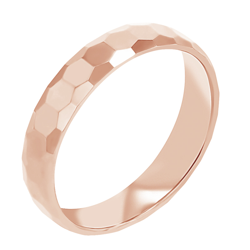Zlaté tepané snubní prsteny Laurita 114123