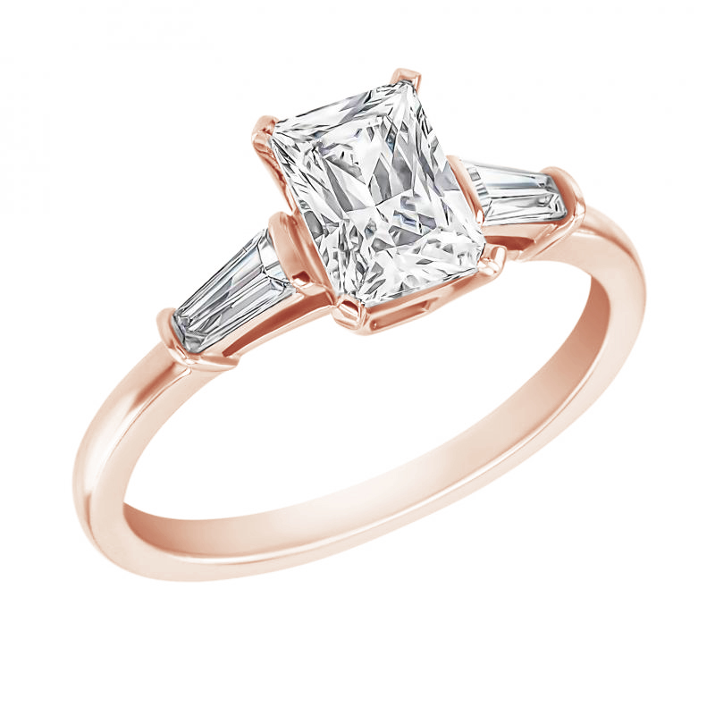 Zásnubní prsten s emerald lab-grown diamantem Talmar 126133