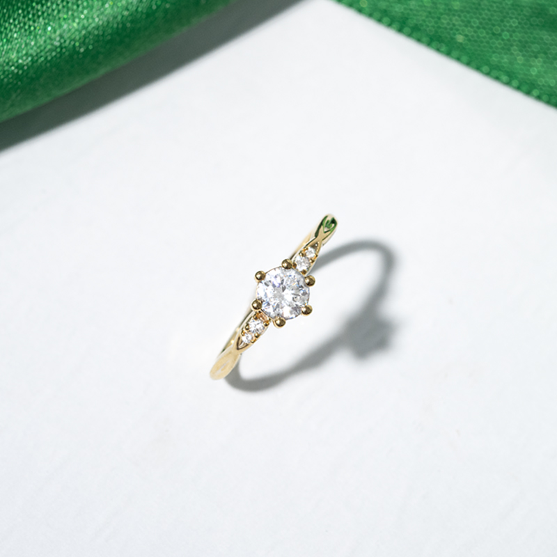 Zásnubní prsten s lab-grown diamanty Mileva 127803