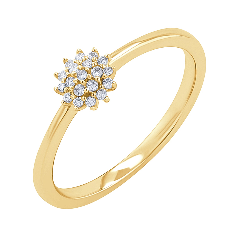 Elegantní prsten s lab-grown diamanty Janae 128823