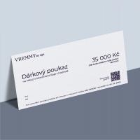 Dárkový poukaz v hodnotě 35000 Kč
