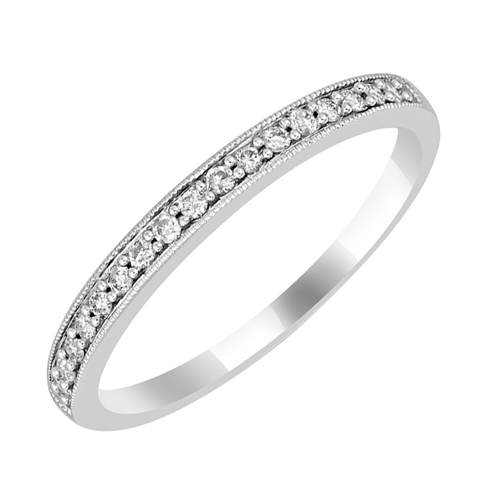 Eternity prsten s moissanity a pánský komfortní prsten Minke 133593