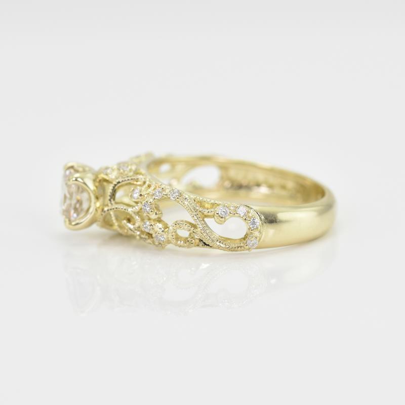 Zlatý prsten s diamantem 15953